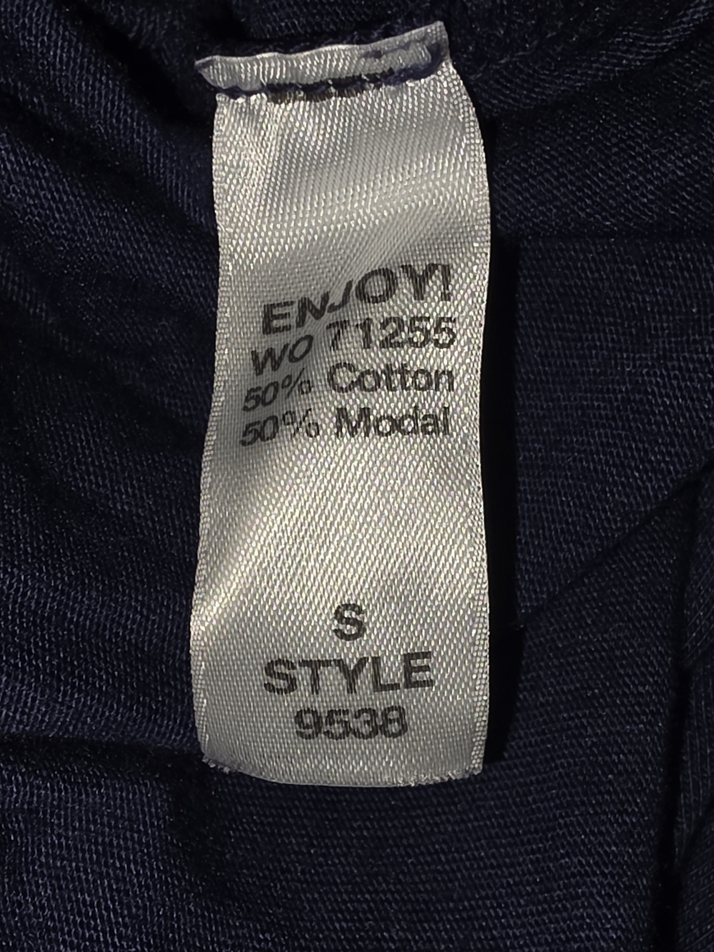 Michael Stars Navy Lace-Up V-Neck T-Shirt Midi Dress Womens Size Small - Picture 6 of 7